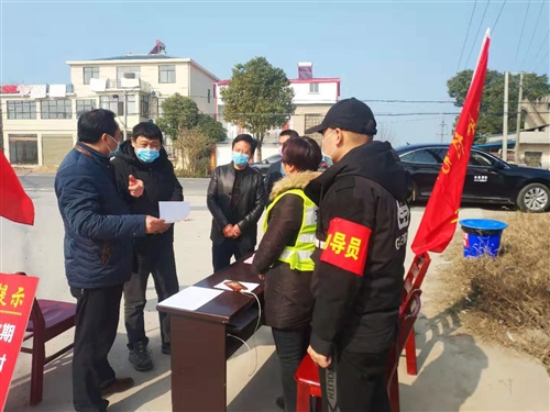 县人大常委会主任胡琼瑶到大渡口镇检查指导疫情防控工作