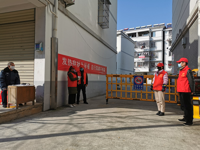 东至县人大机关干党员干部在包保小区值守_副本.jpg