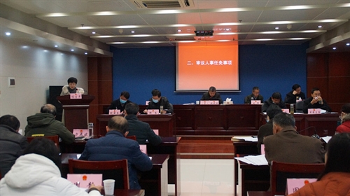 县十六届人大常委会第二十九次会议召开
