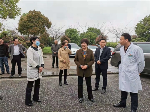 市人大常委会副主任王家莹率队来我县跟踪检查精神卫生工作主任会议议事意见落实情况