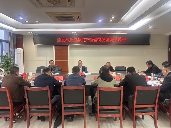 县人大常委会开展全县林业资源资产管理工作情况调研