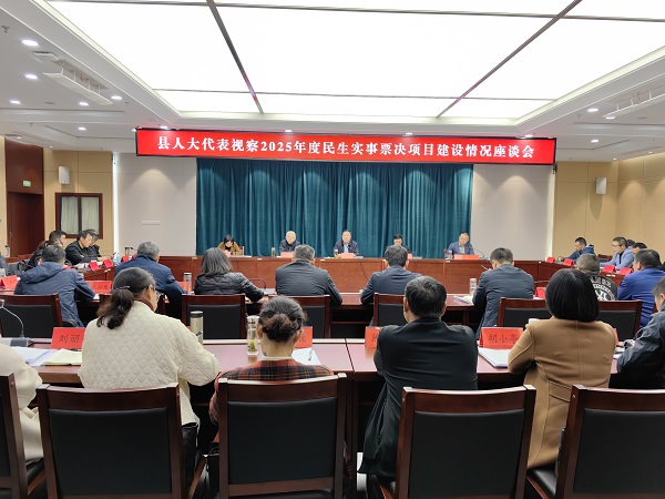 县人大常委会组织开展人大代表视察活动